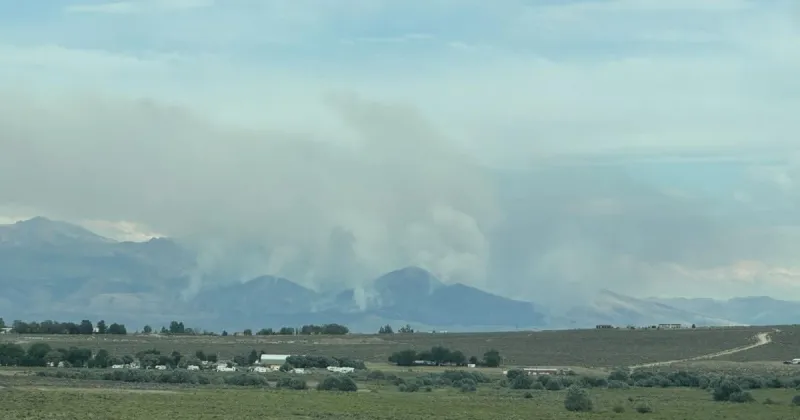 Multiple wildfires burn around Elko County