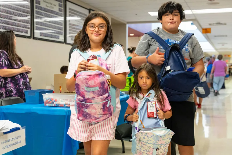 This year's Back to School Fair draws over 900 people