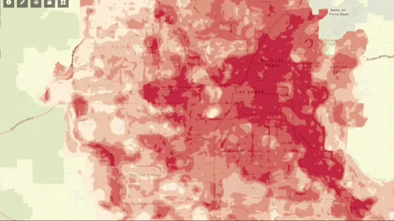 How to mitigate heat in East Las Vegas, Paradise some of the city's heat hotspots