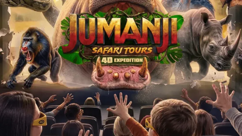Madame Tussauds introduces first ever Jumanji 4D cinematic adventure