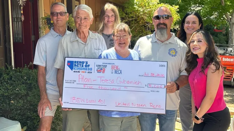 Community partners surprise Hidden Valley flood victims with $5,000 to help rebuild