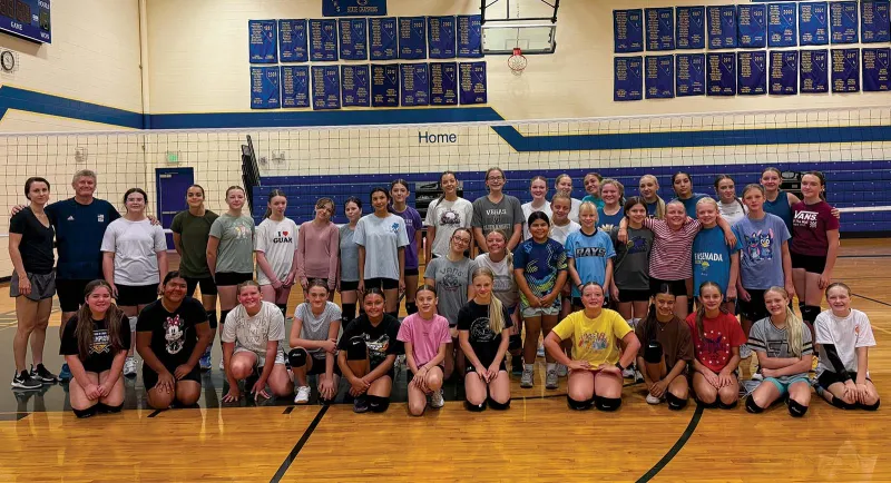 Snow College head coach, Mike Daniel returns to Alamo for annual volleyball camp