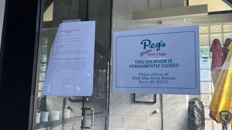 Downtown Reno location for Peg's Glorified Ham n Eggs closes