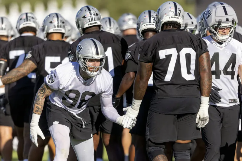 How will a retooled offensive line gel this fall for the Raiders?