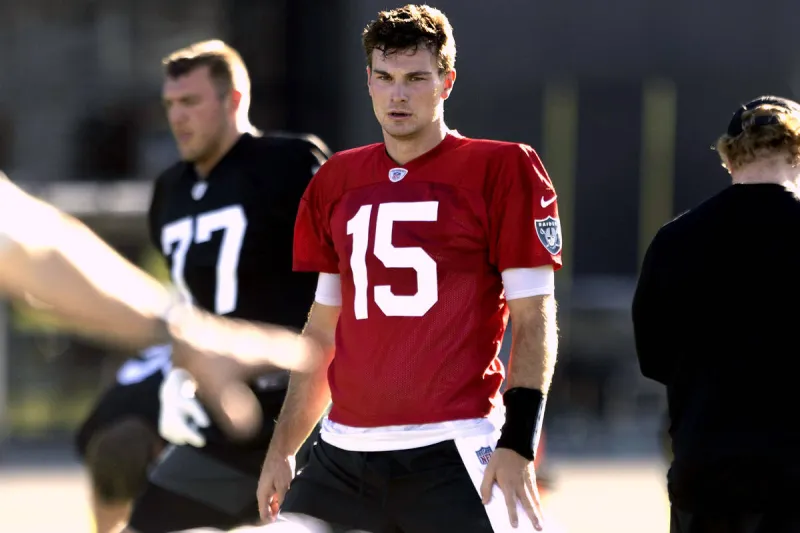 Fernando Mendoza's growing pains among observations from Raiders practice