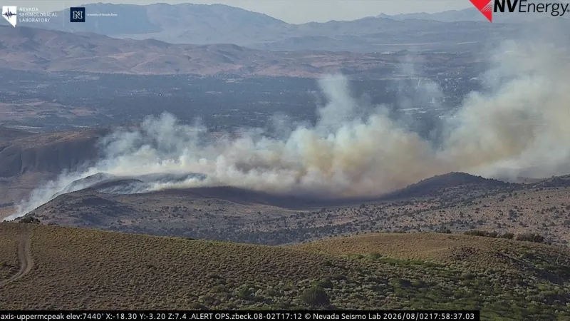 Evacuation warnings issued for Geiger Grade and Toll roads as Diablo Fire grows