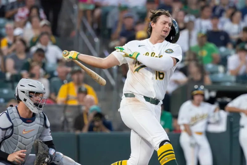 A's place 1B Kurtz, LHP Springs on injured list