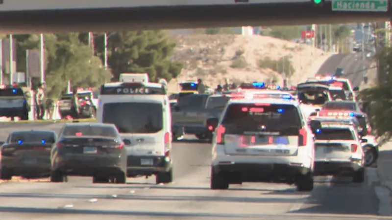 Officer injured after police shooting near Tropicana and Mountain Vista