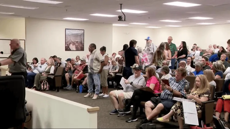 Nye County commissioners reach compromise after marathon meeting on Pahrump data center