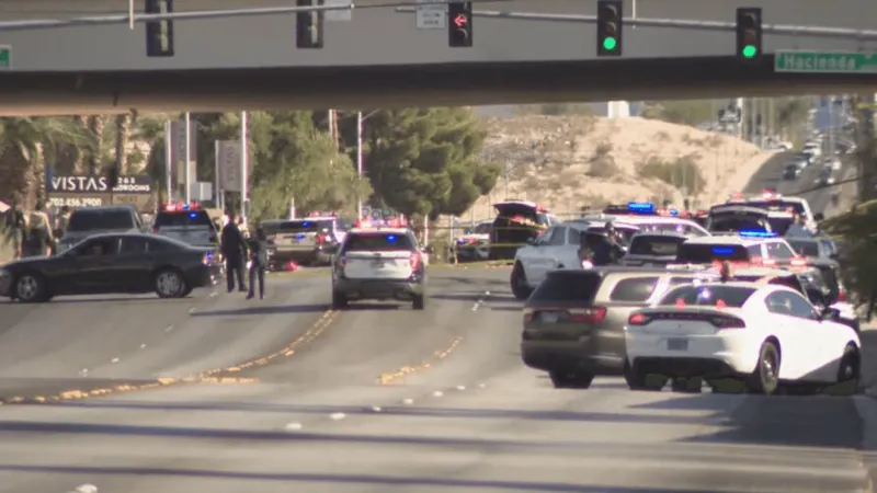 Neighbors mourn fallen Las Vegas officer, describe typically quiet neighborhood