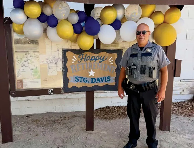 Nevada Highway Patrol Sgt. Guy Davis retires after 27 years of service