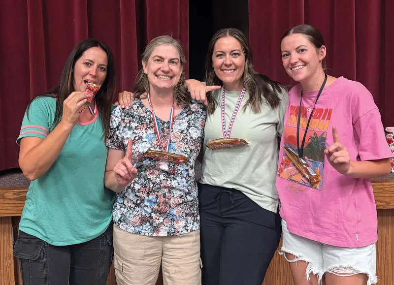 Crystal Springs Ward Relief Society 'Gathers Their Pods' for evening of fun, friendship and fellowship