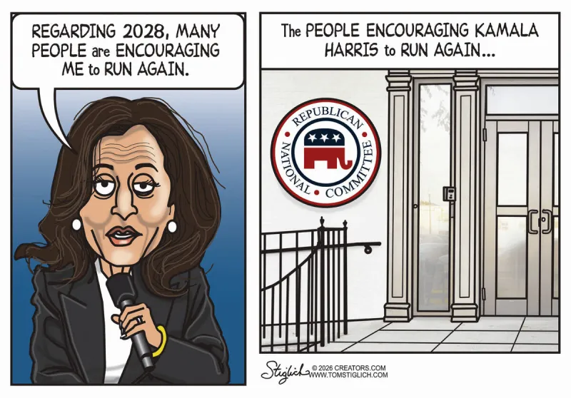 CARTOONS: The Democrats who want Harris to run again