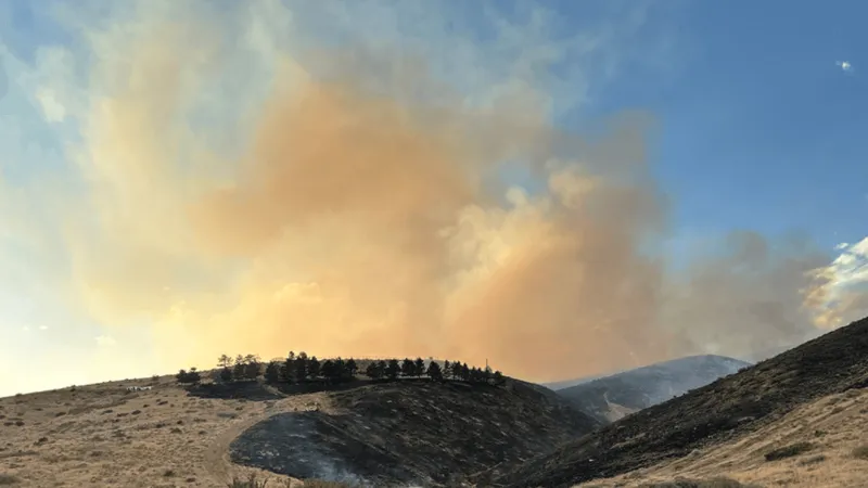 Crews battle Moose Ridge Fire as smoke spreads across northwest Reno