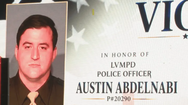 Las Vegas community gathers to honor fallen Officer Austin Abdelnabi