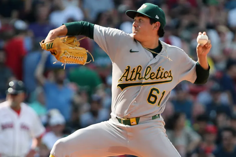 Athletics halt skid, end Red Sox's 9-game winning streak