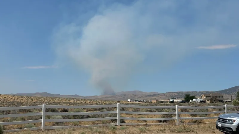 Crews battle 40-acre Fred Mountain Fire, respond to two more blazes near Pyramid Hwy