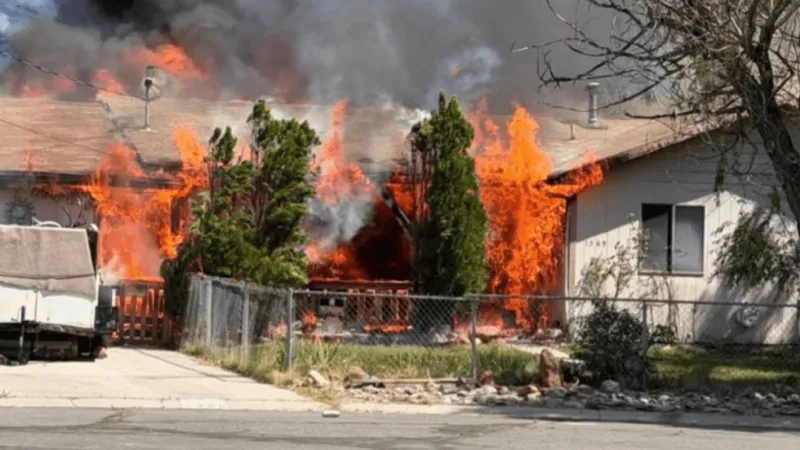 Officials say all residents escaped safely; cause of Gardnerville fire under investigation