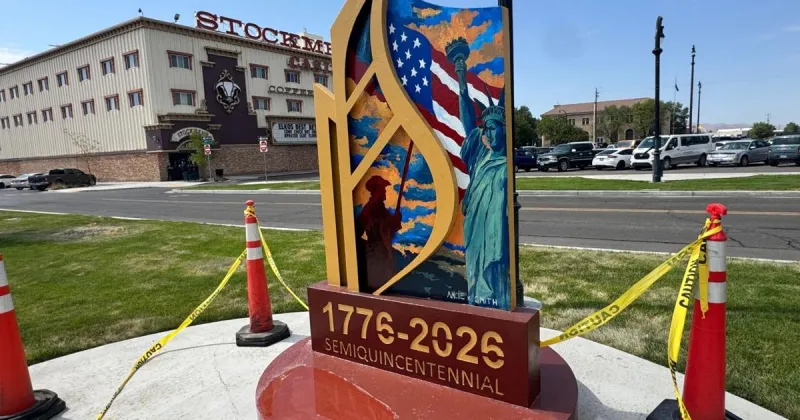 New America 250 statue arrives in downtown Elko