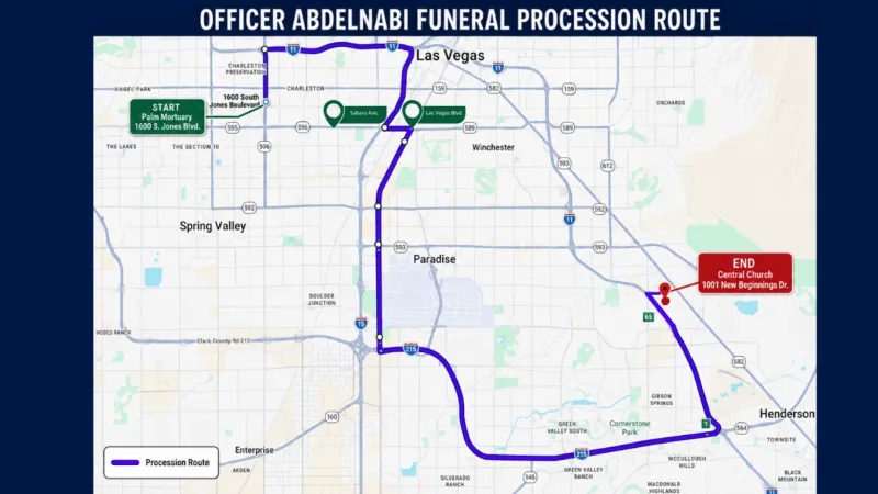 Funeral procession for Officer Austin Abdelnabi set for Friday; delays expected