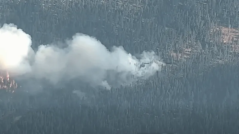 Talbot Fire in Placer County now 75 acres, evacuation warnings issued