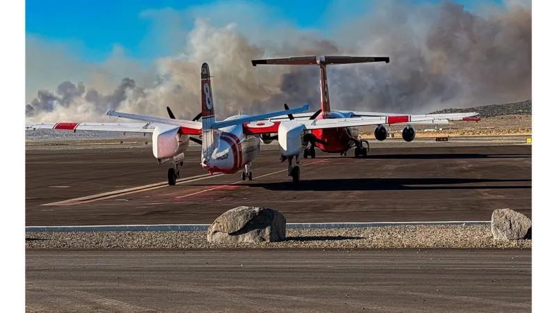 Reno-Stead Airport reopens to general aviation as firefighting flights continue