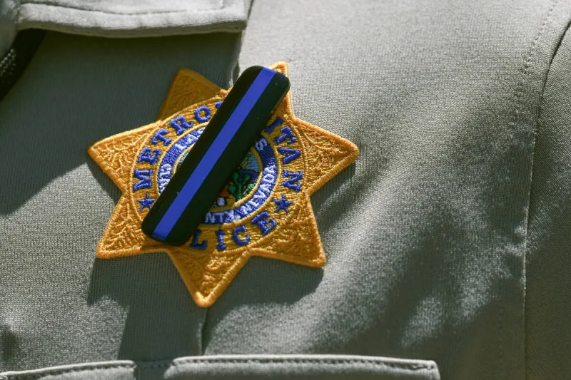 Law enforcement personnel, public mourn slain Las Vegas officer - WATCH LIVE