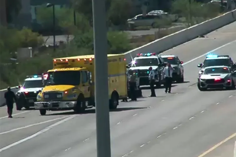 Crash during procession for slain Metro officer investigated