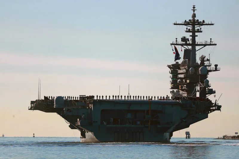 Trump: Record-setting Navy deployment to support Iran operations 'not nearly long enough'