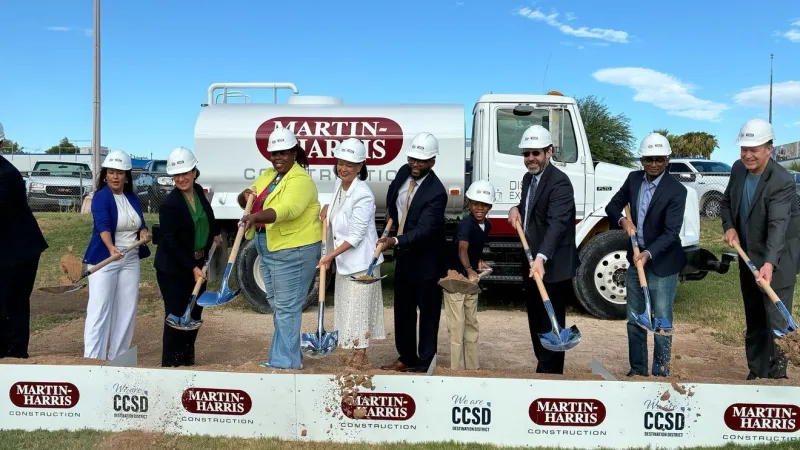 CCSD breaks ground on project at Robert O. Gibson Leadership Academy
