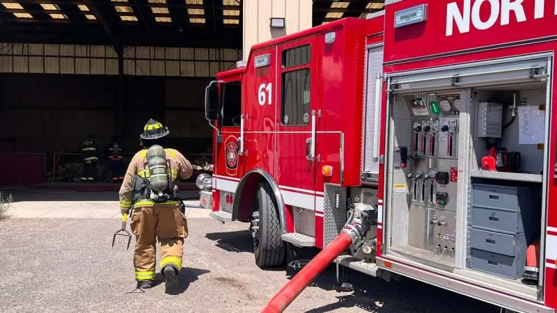 Fire starts in semi-trailer at Waste Management transfer station south of Fernley