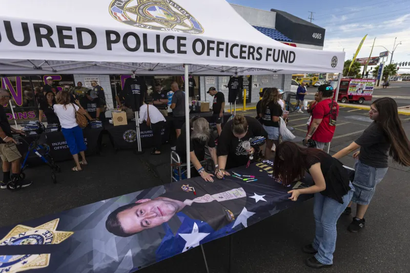 'We hope that this will help': Event raises money for family of fallen officer