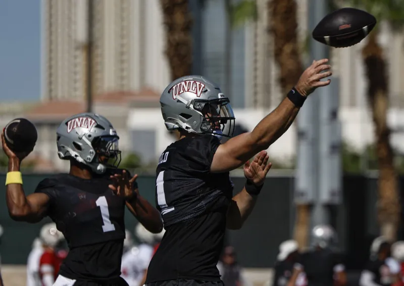 Dan Mullen on UNLV's quarterbacks: 'They're more comfortable'