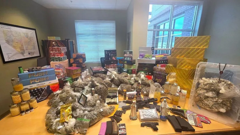 Northern Nevada drug task force seizes major narcotics haul, 3 guns in Reno case