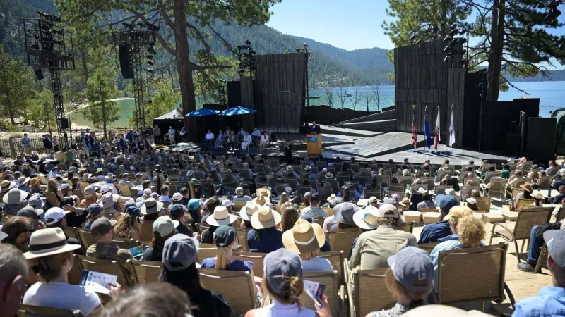 Senator Jacky Rosen hosts 30th Lake Tahoe Summit with bipartisan, tribal leaders
