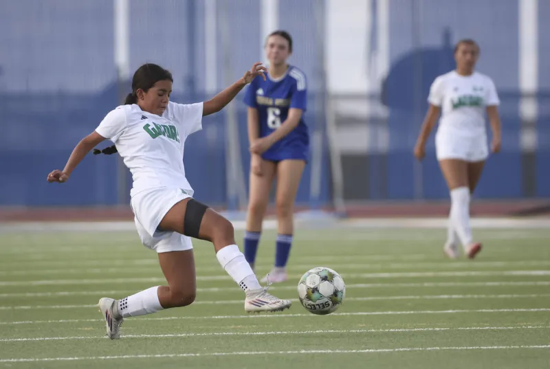No. 8 Green Valley rolls No. 9 Sierra Vista in girls soccer - PHOTOS