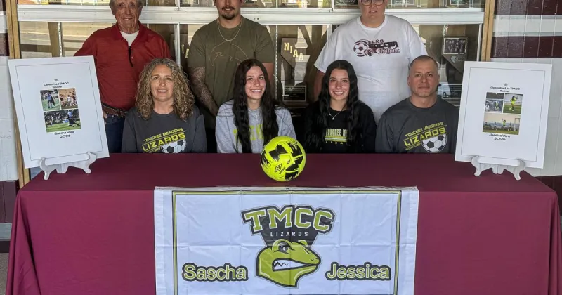 Seeing double: Vera twins still teammates with TMCC