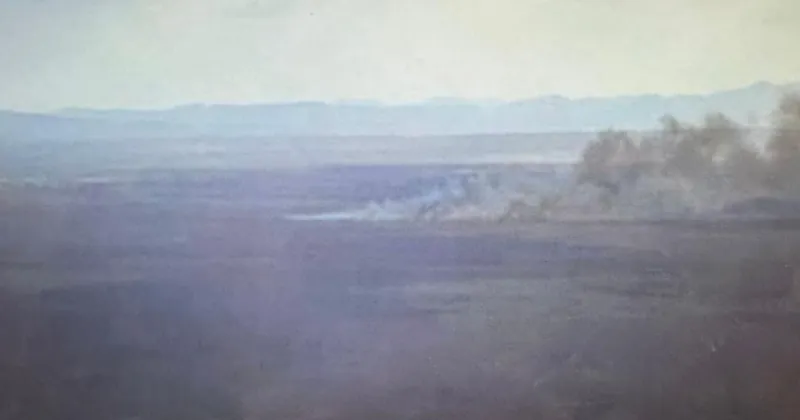 550-acre fire burning outside Wells