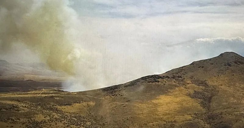 Wildfires burn in eastern Elko County