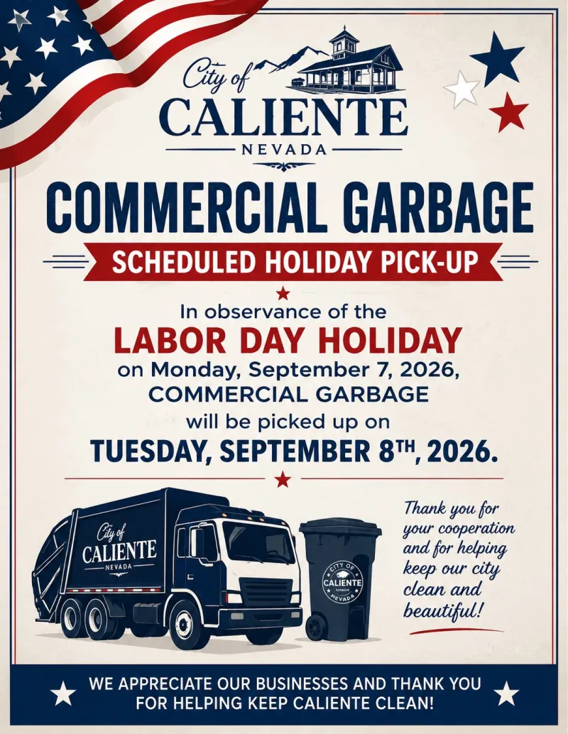 Commercial Garbage Schedule in lieu of Labor Day Holiday