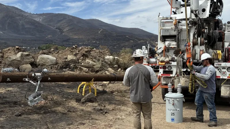 NV Energy restores power to 98% of customers after Hawk Fire de-energizations