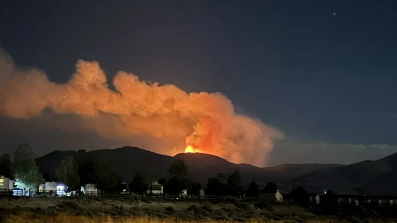 Lightning sparks multiple wildfires in Churchill County and Humboldt County