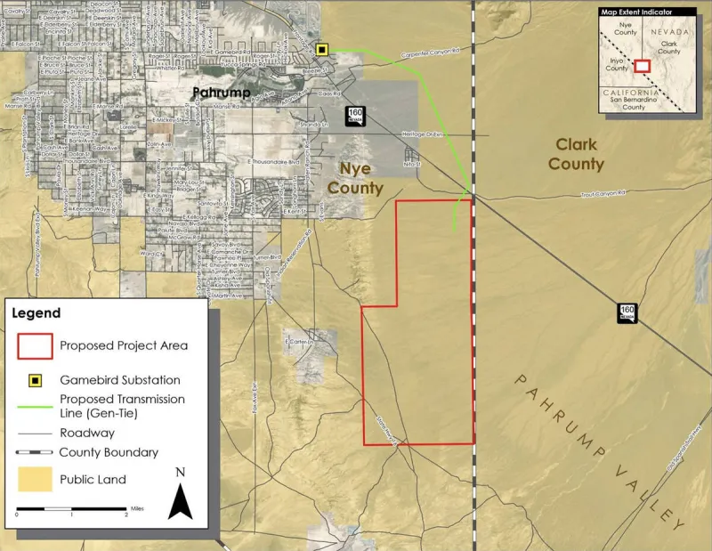 Solar projects in Nye County enter protest periods