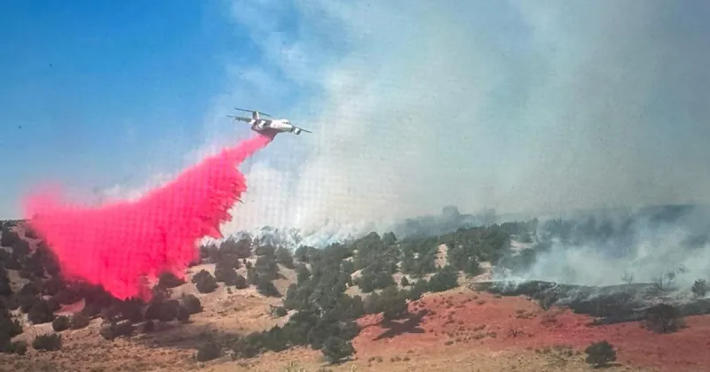 Fire update: wildfire burns on South Fork Reservation