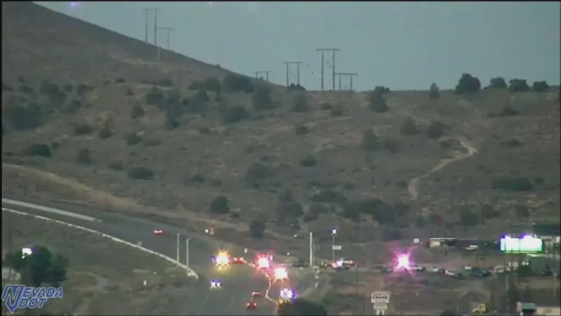 Nevada troopers investigate deadly motorcycle-truck crash on US 50 near Drako Way