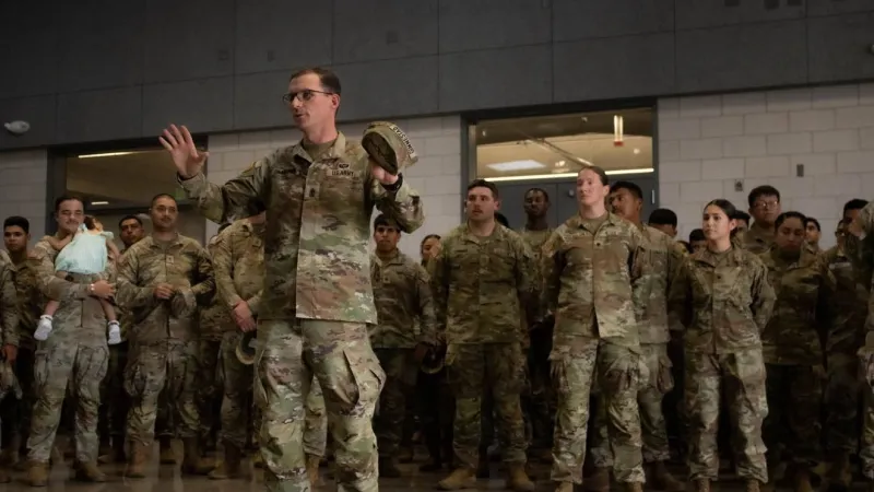 Nevada National Guard soldiers come back from two-month support duty in Washington D.C.