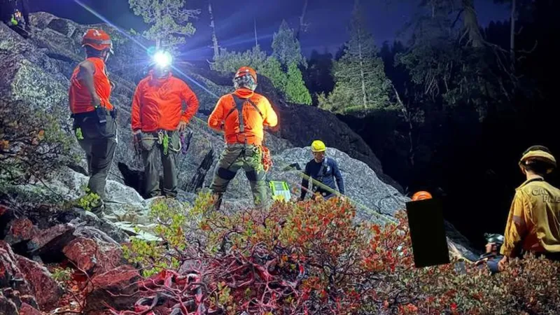 Rope rescue saves woman and dog swept downstream in Nevada County