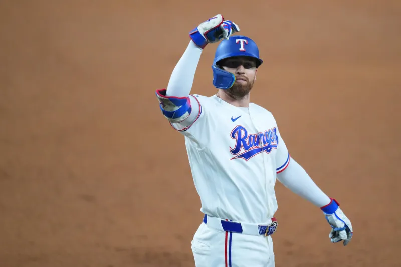 Brandon Nimmo has 4 hits and 5 RBIs as Rangers beat A's 8-5