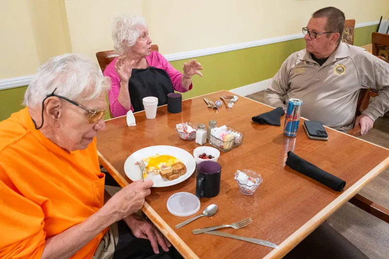 Another benevolent breakfast with Inspirations Senior Living and the Nye County Sheriff's Office