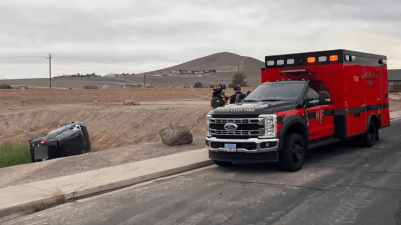 Sheriff's office investigates Fernley-area rollover after driver declines treatment